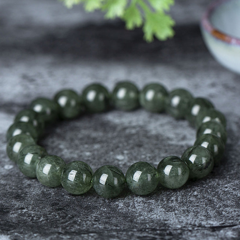 KarmaRipple's Authentic Green Gemstone Blessing Wealth Bracelet p14