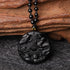 50mm Black Obsidian&Bead Chain