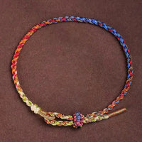 KarmaRipple's Handcrafted Fortune Colorful Rope Child Adult Bracelet
