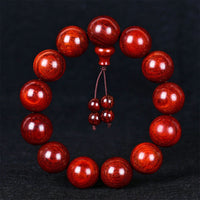 KarmaRipple's Tibetan Small Leaf Red Sandalwood Balance Bracelet