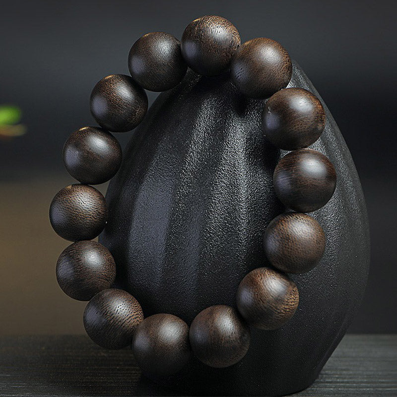 KarmaRipple's 108 Mala Beadwork Agarwood Peace Strength Calm Bracelet p6