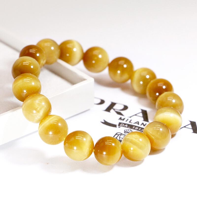 KarmaRipple's Anxiety Stress Balancing Gemstone Tiger Eye Bead Bracelet p5