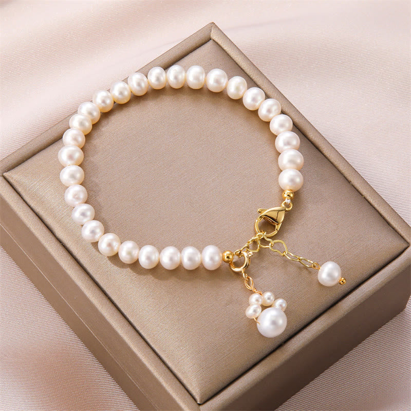 KarmaRipple's Pearl Cat Paw Balancing Chain Bracelet p12