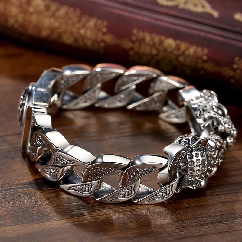 KarmaRipple's Leopard Pattern Balancing Balance Chain Bracelet p2