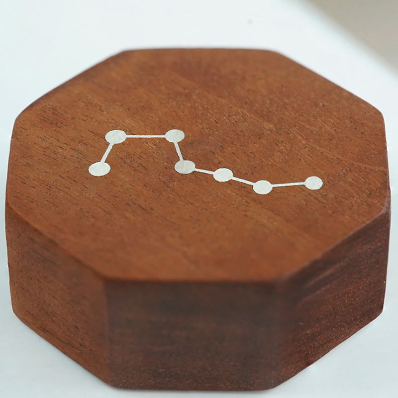 KarmaRipple's Small Leaf Red Sandalwood Jujube Wood Ebony Wood Silver Inlaid Yin Yang Bagua Big Dipper Protection Bracelet p15