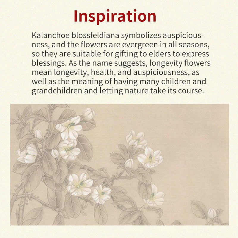 KarmaRipple's Authentic Jade Kalanchoe blossfeldiana Flower Pattern Fortune Pendant Necklace p10