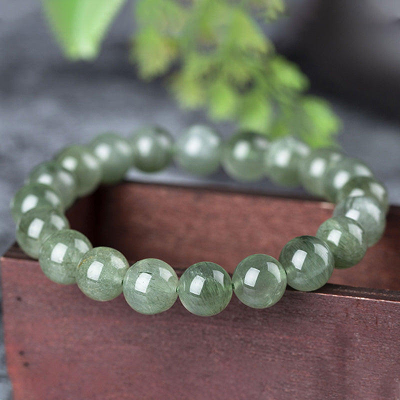 KarmaRipple's Authentic Green Gemstone Blessing Wealth Bracelet p6