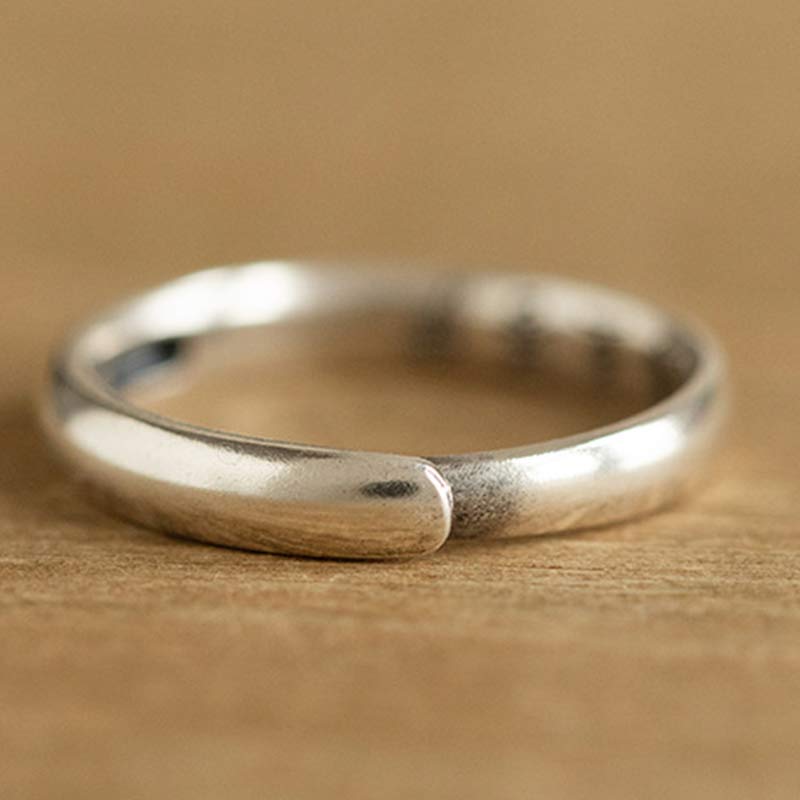 KarmaRipple's 925 Sterling Silver Chinese Zodiac Natal Buddha Blessing Pair Ring p15