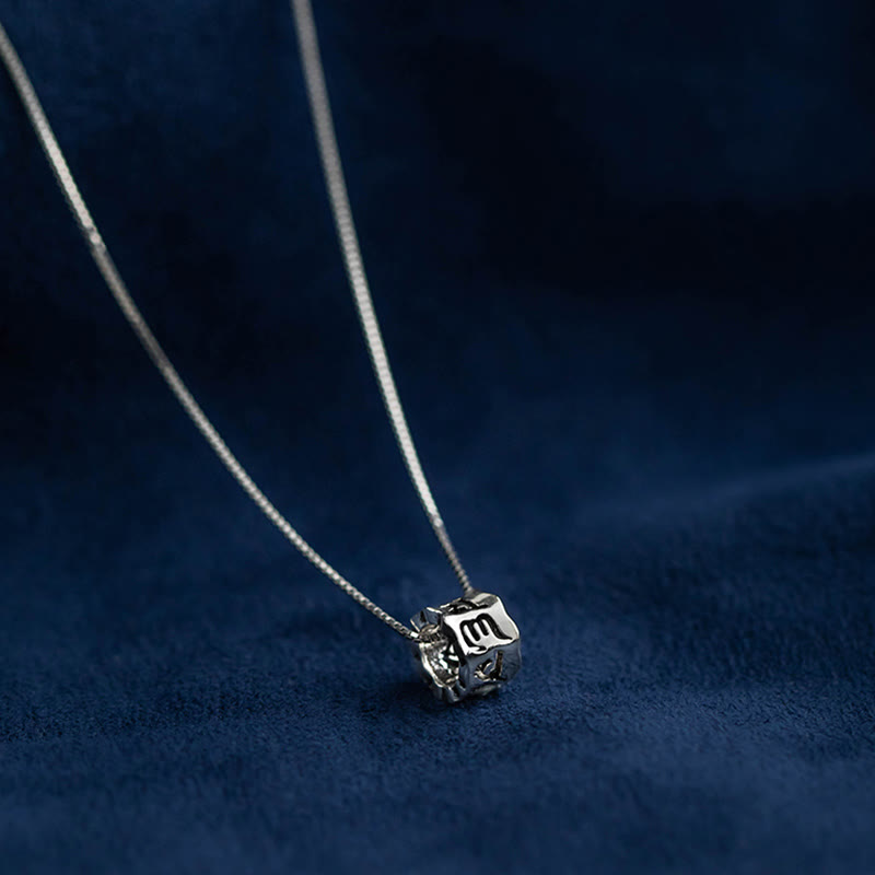 KarmaRipple's 925 Sterling Silver Tibetan Om Mani Padme Hum Engraved Love Focus Pendant Necklace p8