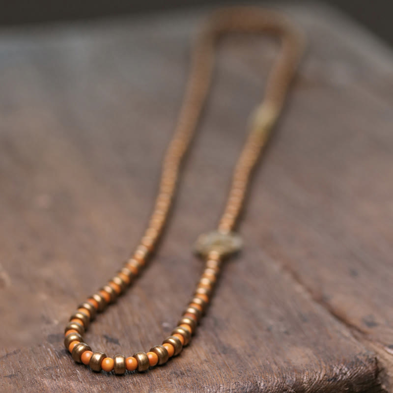 KarmaRipple's Retro Olive Pit Bronze Wealth Bracelet p5