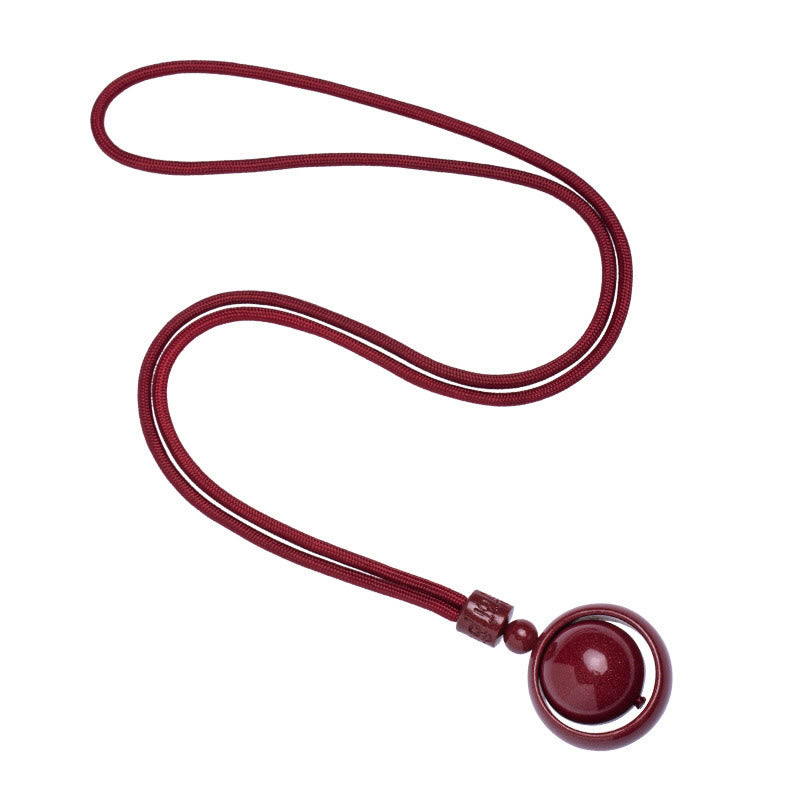 KarmaRipple's Cinnabar Om Mani Padme Hum PiXiu Blessing Fortunate Bead Pendant Necklace p23