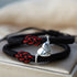 Black&Silver Heart(Bracelet Size 16-27cm)