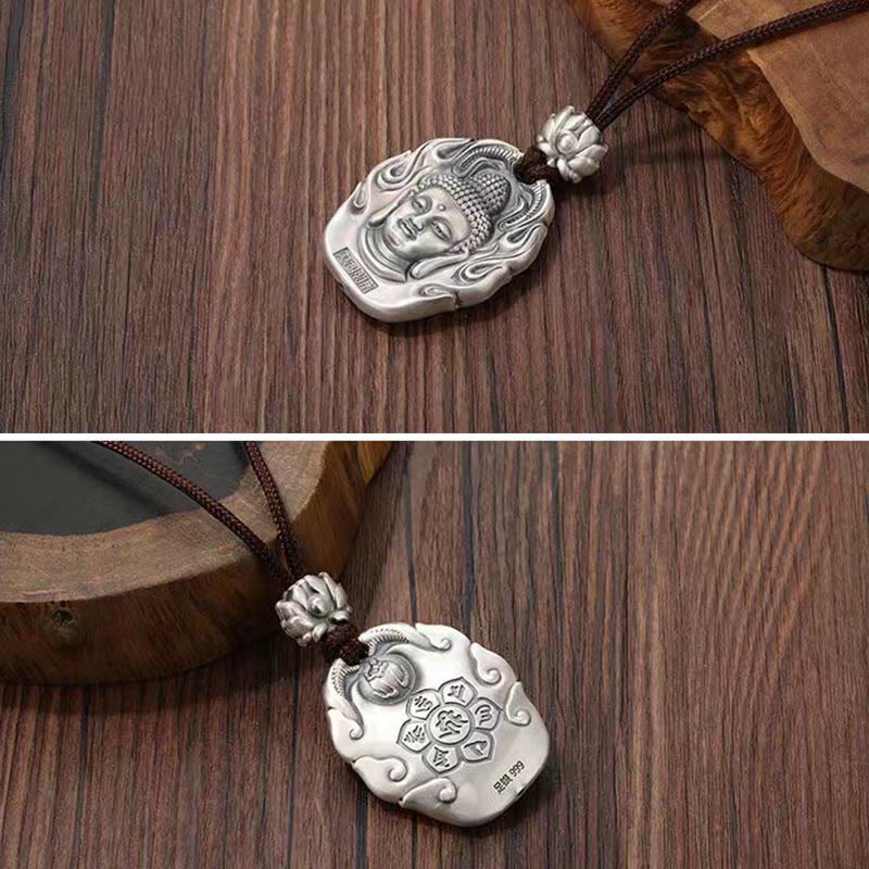 KarmaRipple's Chinese Zodiac Natal Buddha Om Mani Padme Hum Lotus Compassion Pendant Necklace p11