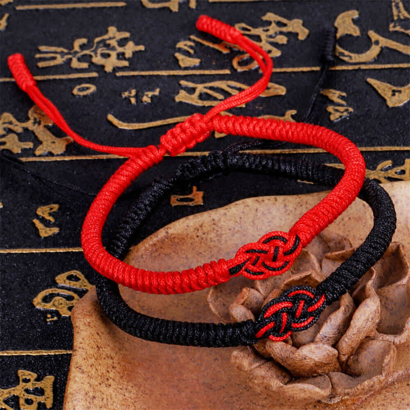 KarmaRipple's 2Pcs Tibetan Fortune Chinese Weave Protection String Bracelet p11