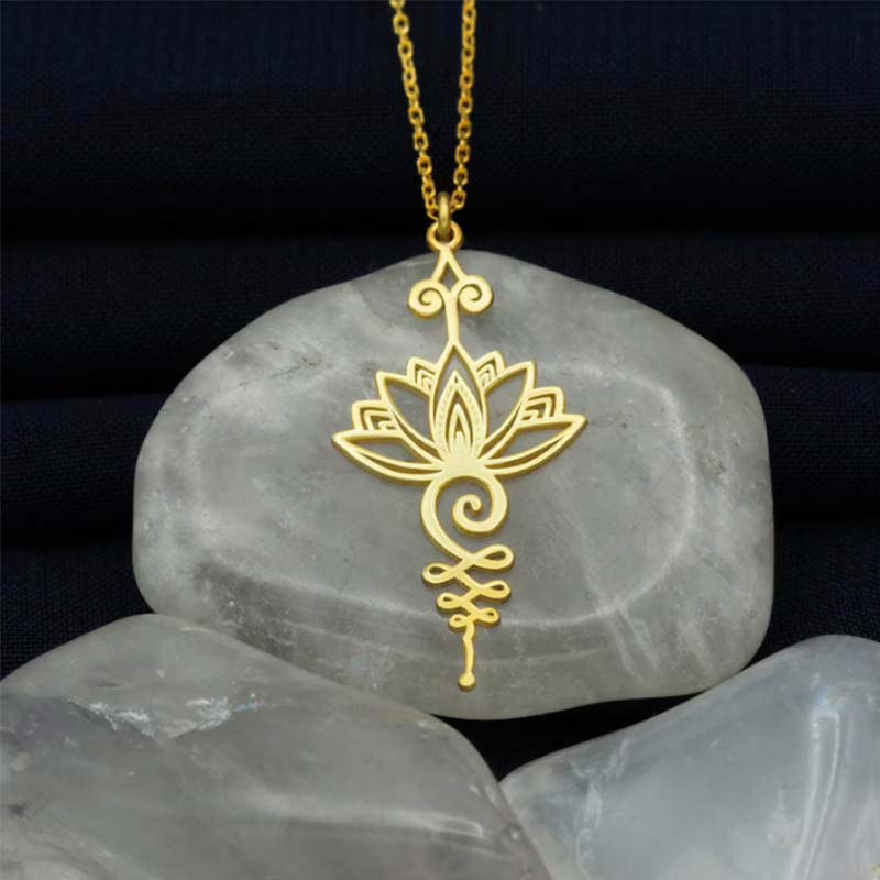 KarmaRipple's Lotus Fortune Wealth Pendant Necklace p2