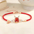 Fu Character Red String Bracelet(Wrist Circumference 14-17cm)