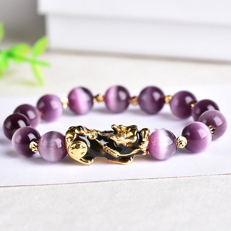 KarmaRipple's Pixiu Cat Eye Wealth Bracelet p8