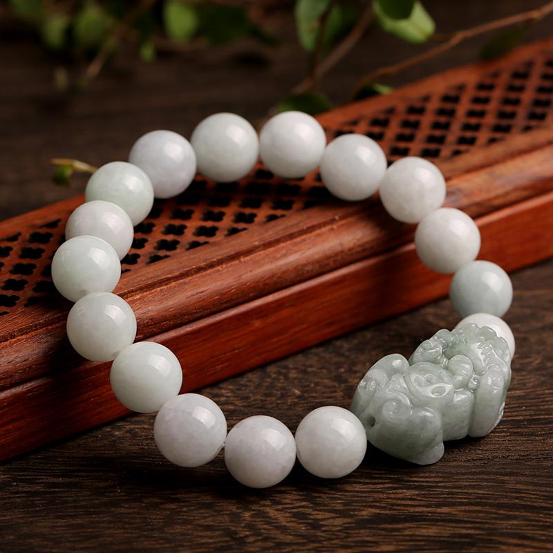 KarmaRipple's Fengshui Wealth Prosperity Jade PiXiu Fortune Bracelet p12